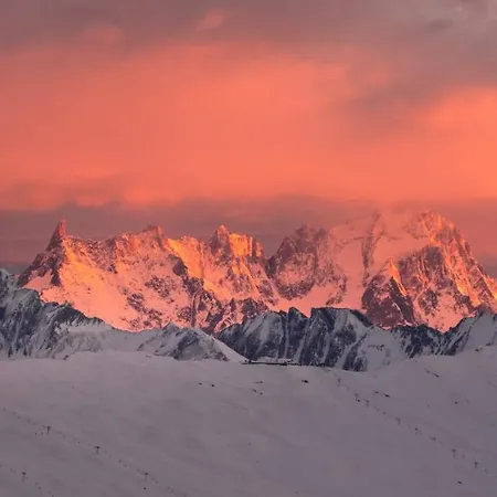 Les Arcs 2000 - Cabine, Vue Mont-blanc *